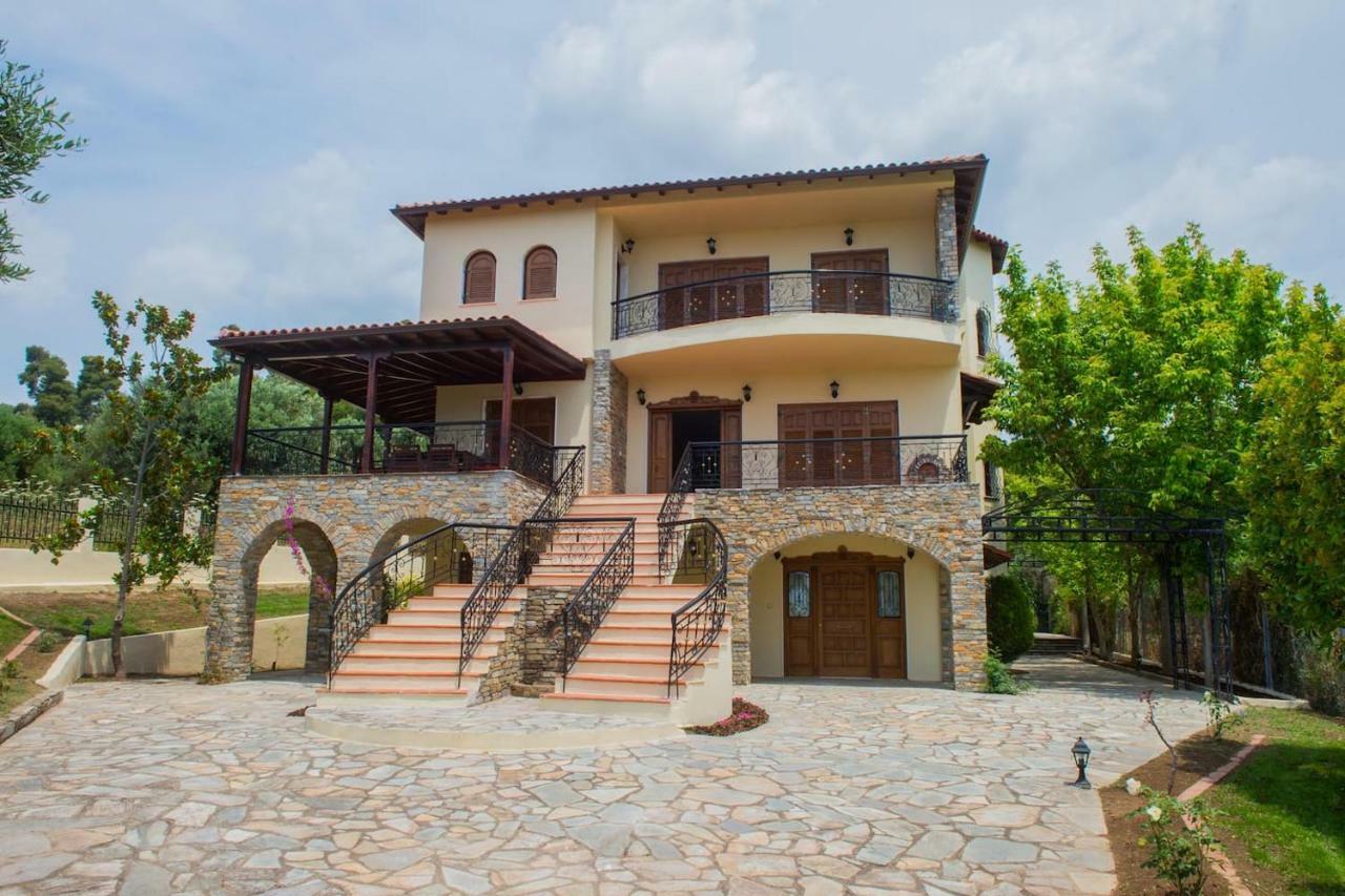 Villa Anna Nea Skioni Bagian luar foto
