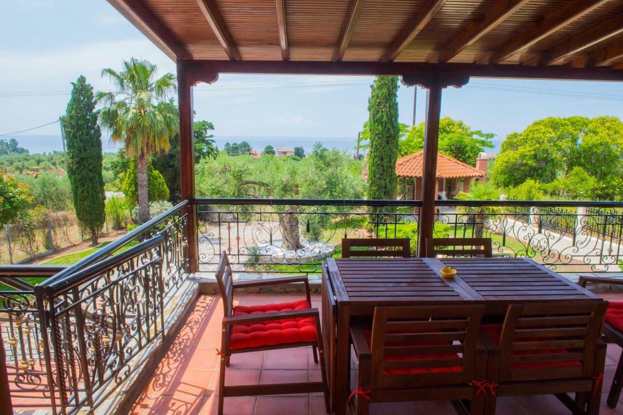 Villa Anna Nea Skioni Bagian luar foto