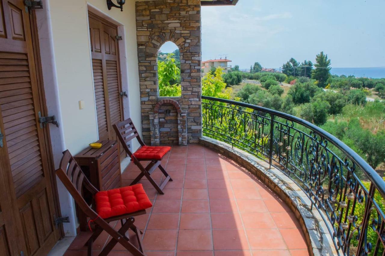 Villa Anna Nea Skioni Bagian luar foto